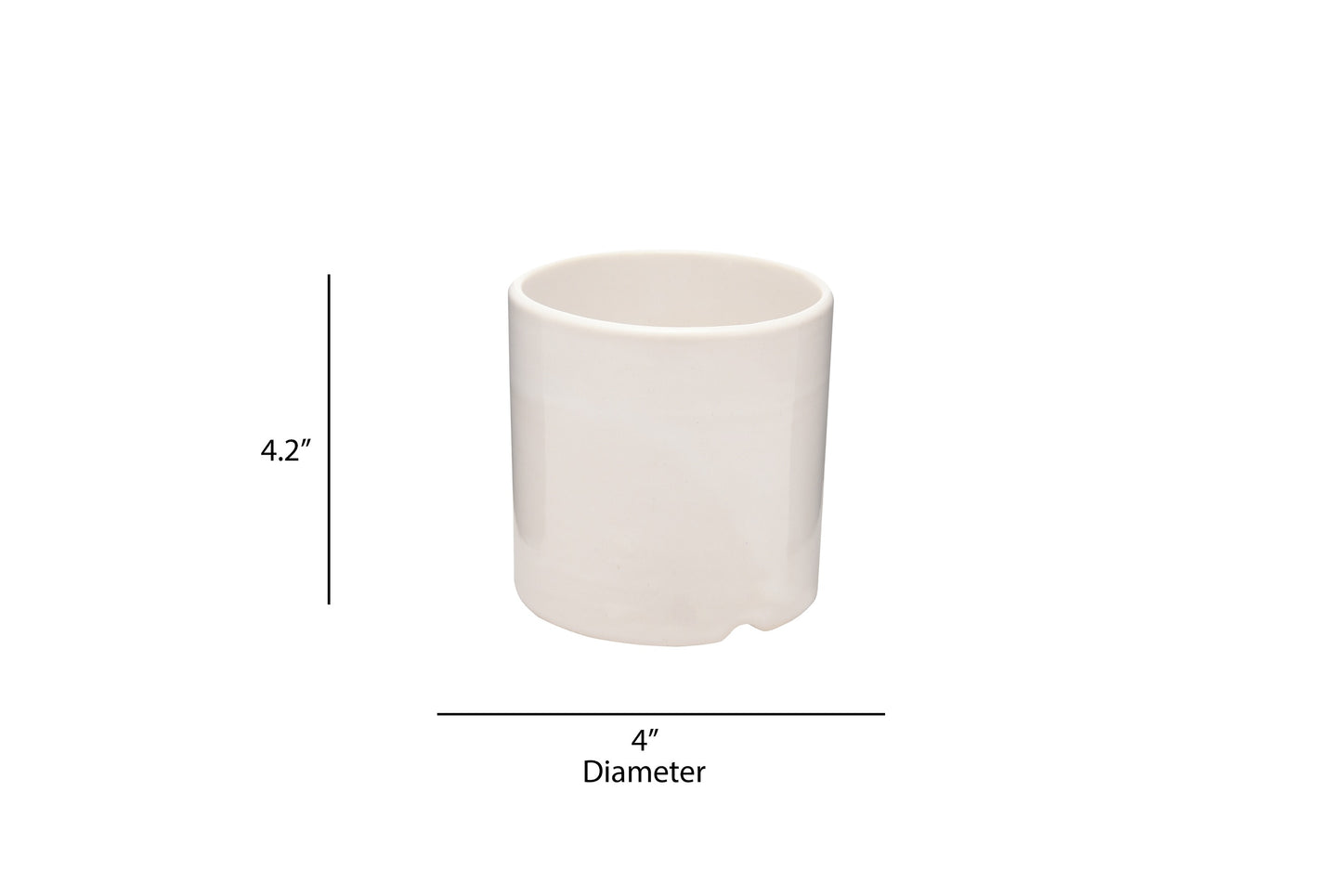 Exotic Green White Color Ceramic Planter/ Pot for Live Plants
