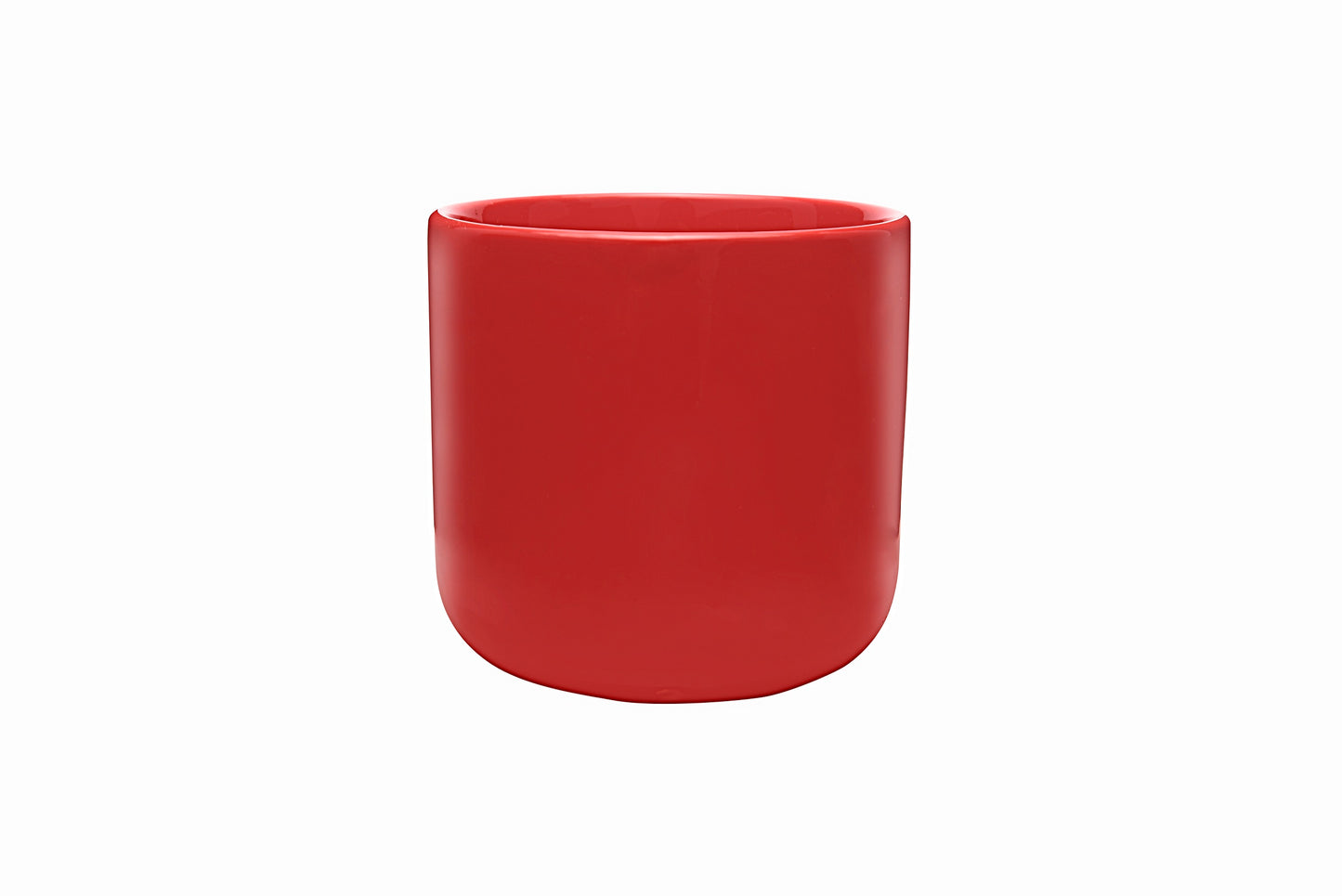 Exotic Green Handglazed Ceramic Studio Red Pottery (Planter/Pot/Gamla) Without Plant for Home Decor