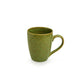 Exotic Green 'Moroccan Turqouise' Hand Glazed & Embossed Ceramic Coffee Mug Set of 2 Ceramic Mugs Tea Mugs