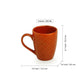 Exotic Green 'Moroccan Turqouise' Hand Glazed & Embossed Ceramic Coffee Mug Set of 2 Ceramic Mugs Tea Mugs
