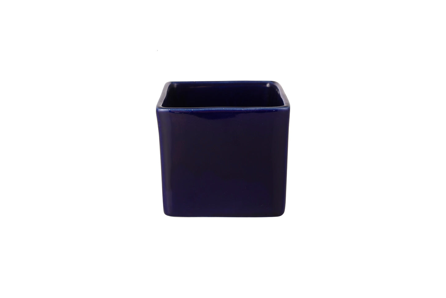 Exotic Green Blue Colour Square Shape Ceramic Pot I Ceramic Pot for Indoor Plants I Combo Pack Set of 2